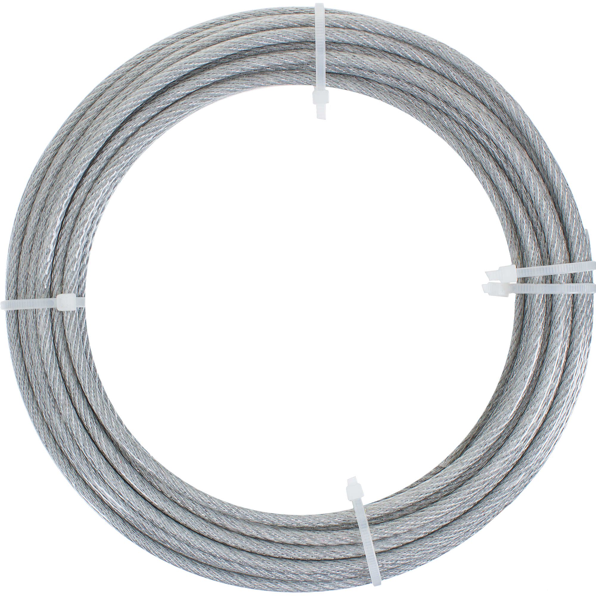15956224 Трос стальной в оболочке PVC 3/4 мм 10 м, цвет цинк Santreyd  - Вид №2