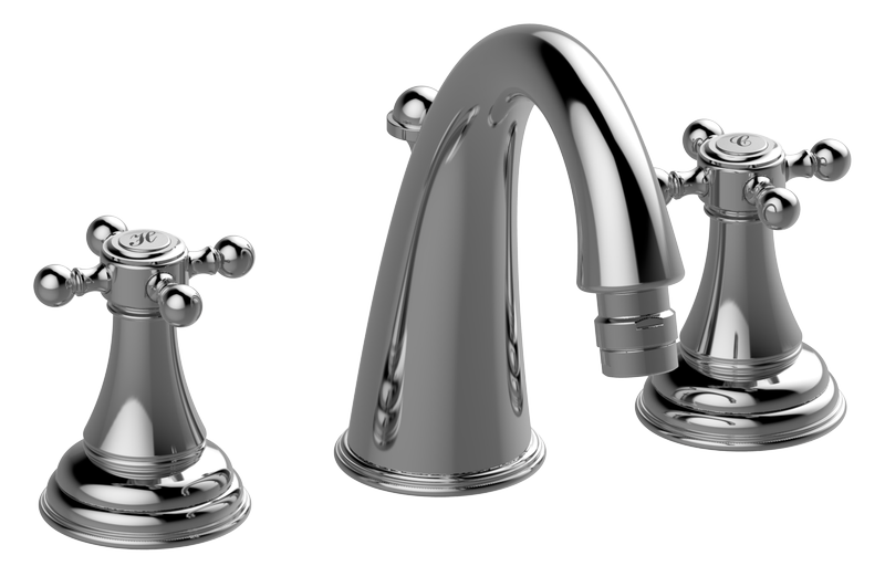 E-2461-C21B Three-hole bidet mixer with manual pop-up waste GRAFF Lauren