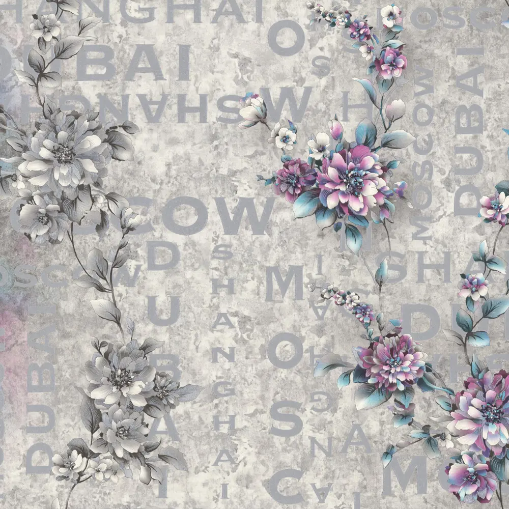 Обои флизелиновые Palitra Family Romantis серые 1.06 м FM71681-44 STLM-2138539 - Вид №1