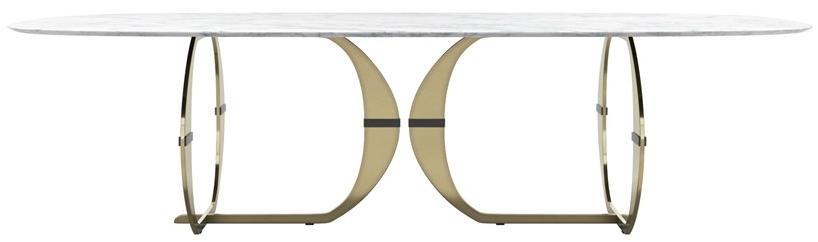 Capital Collection Овальный обеденный стол из мрамора sun-id-1381293 - Вид №4