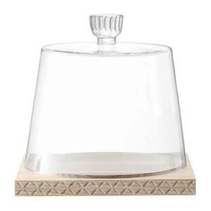 Блюдо из ясеня с крышкой Tatra H27, D28.5 см