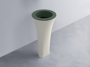 AMLA45-MU+AMPILT-N+AMCOLT-TL Раковина Amedeo Tondo отдельностоящая cielo Enjoy + Amedeo