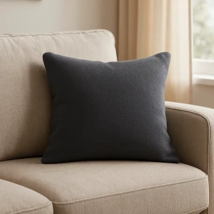 Подушка Flandria 45x45 см цвет графит Paris 2 89368061 STLM-2148487