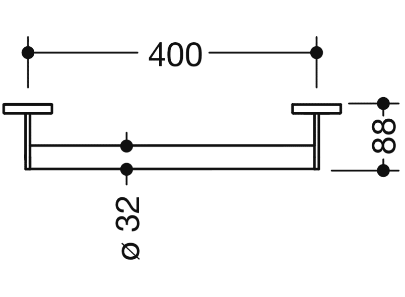 900.36.00160 ручка для захвата HEWI System 900 - Вид №4
