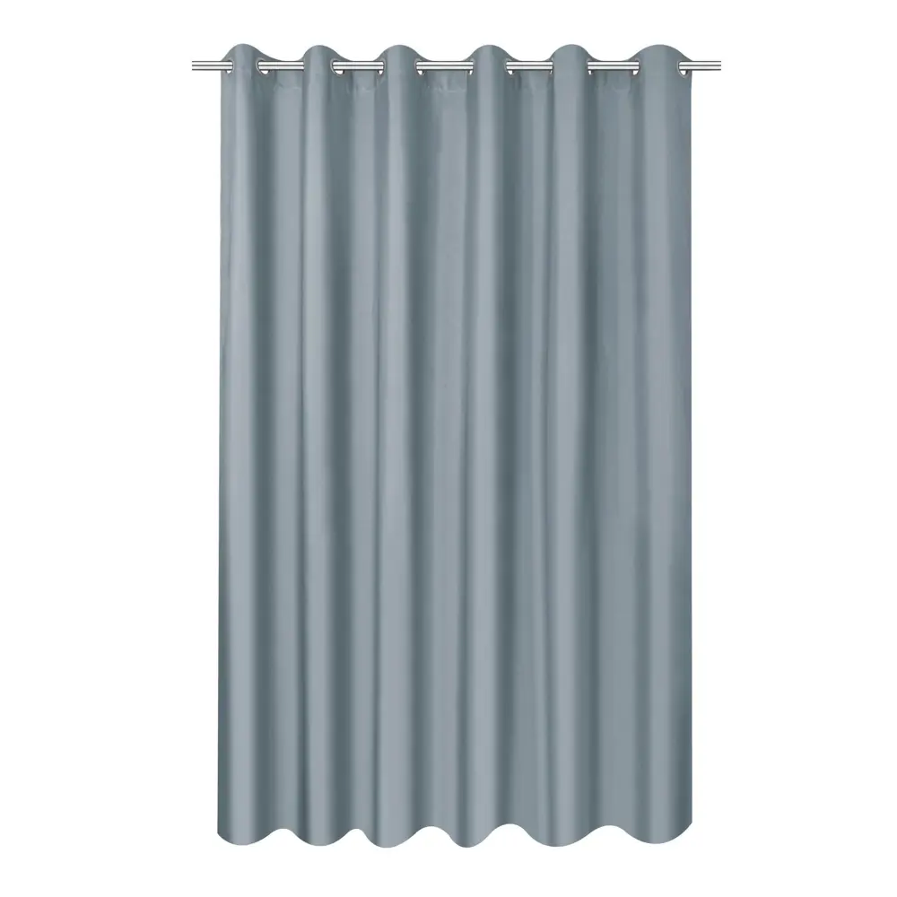 Штора на люверсах «Атена» 200х280 см цвет серый INSPIRE STLM-2168418