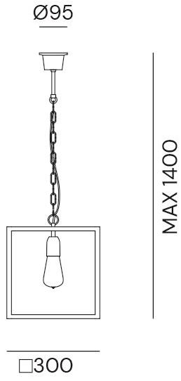 Il Fanale Подвесной светильник из железа London 205.02.ff - Вид №1