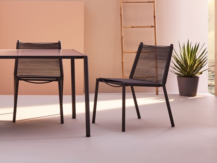 Штабелируемый садовый стул из морской веревки Terraforma Eleven ARCH-00119194