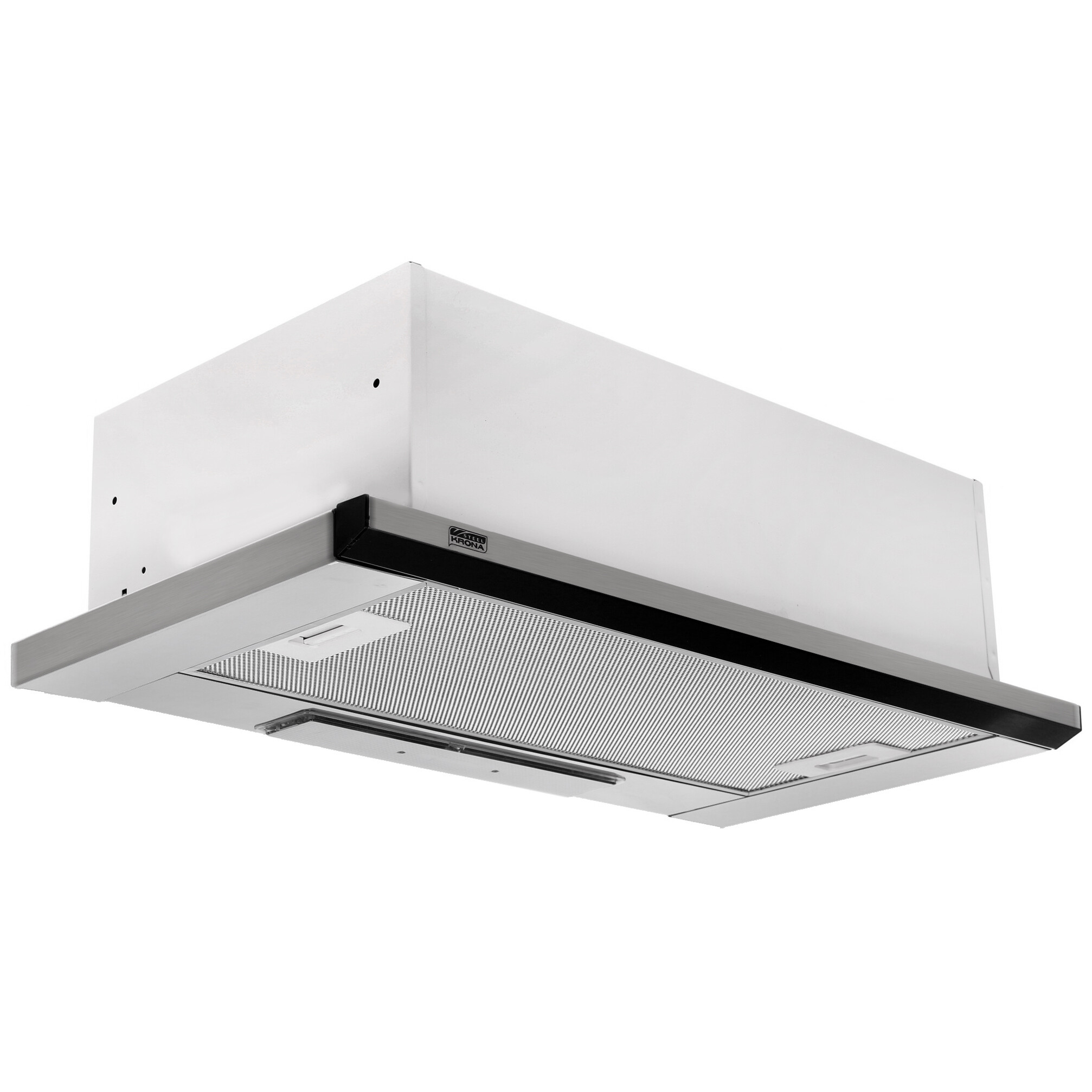 1024749 Вытяжка телескопическая KRONA KAMILLA Slim 600 белый/серебристый STDN-0063712