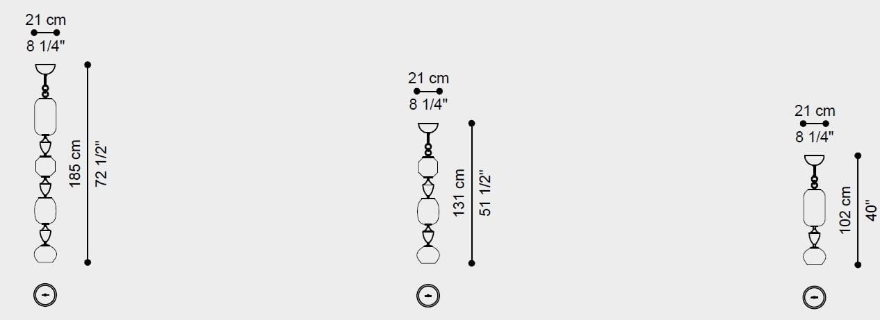 Витраж подвесной светильник ETRO Home Interiors MCKENZIE ARCH-00089882 - Вид №2