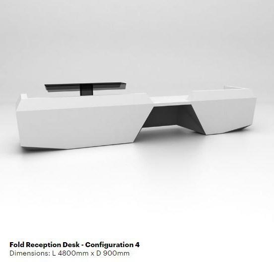 Isomi Стойка администратора для модульного офиса из твердой поверхности Fold sun-id-1442042 - Вид №5