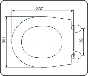 16823 Крышка сиденье для унитаза УКЛАД  - Вид №1