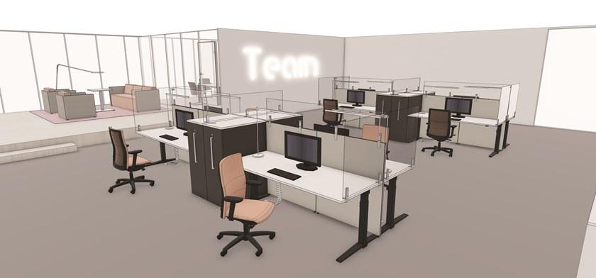 König Neurath Настольная перегородка из акрилового стекла sun-id-1500820 - Вид №6