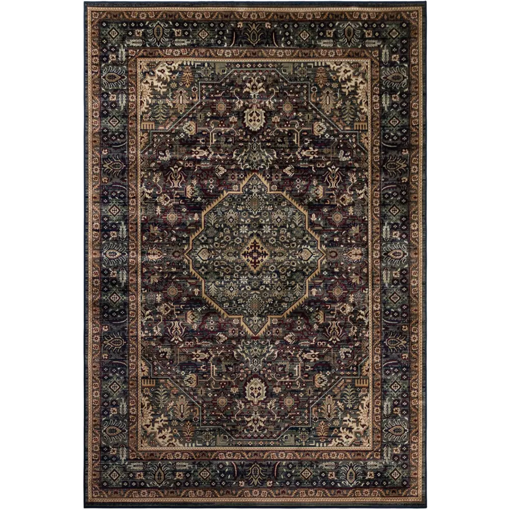 Ковер вискоза Isphahan 84332 Navy 160x230 см цвет синий 83271524 STLM-2004459 Santreyd  - Вид №1