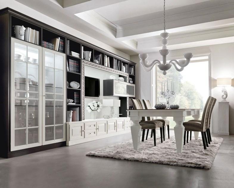 Martini Interiors Книжный шкаф из лакированной древесины на заказ Convivio sun-id-1370684 - Вид №1