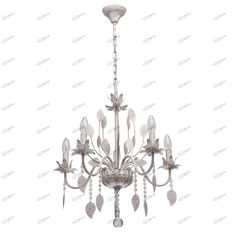 Подвесная люстра De Markt City Роса 5 422012005 бежевая DE MARKT РОСА 187020 Бежевый 