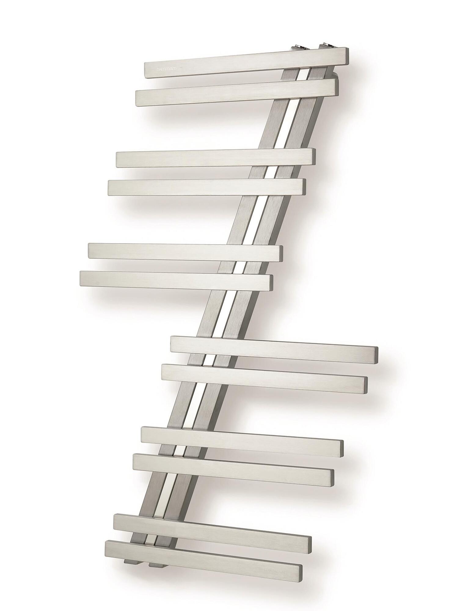 Полотенцесушитель Hammam NEPTUNE Stainless steel  комбинированный; электрический или водяной Сталь  - Вид №50