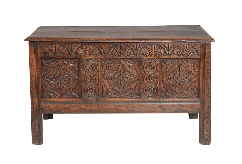 SOR27540 Дубовый резной сундук ijlbrown 