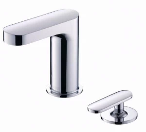 JUSTIME Смеситель для умывальника на 2 отверстия с аэратором Charming 6922-x1-80cp