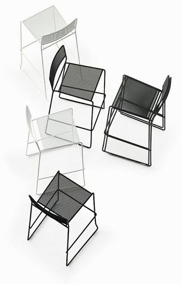 arrmet Высокий садовый стул из стали со спинкой Log sun-id-1478437 - Вид №4