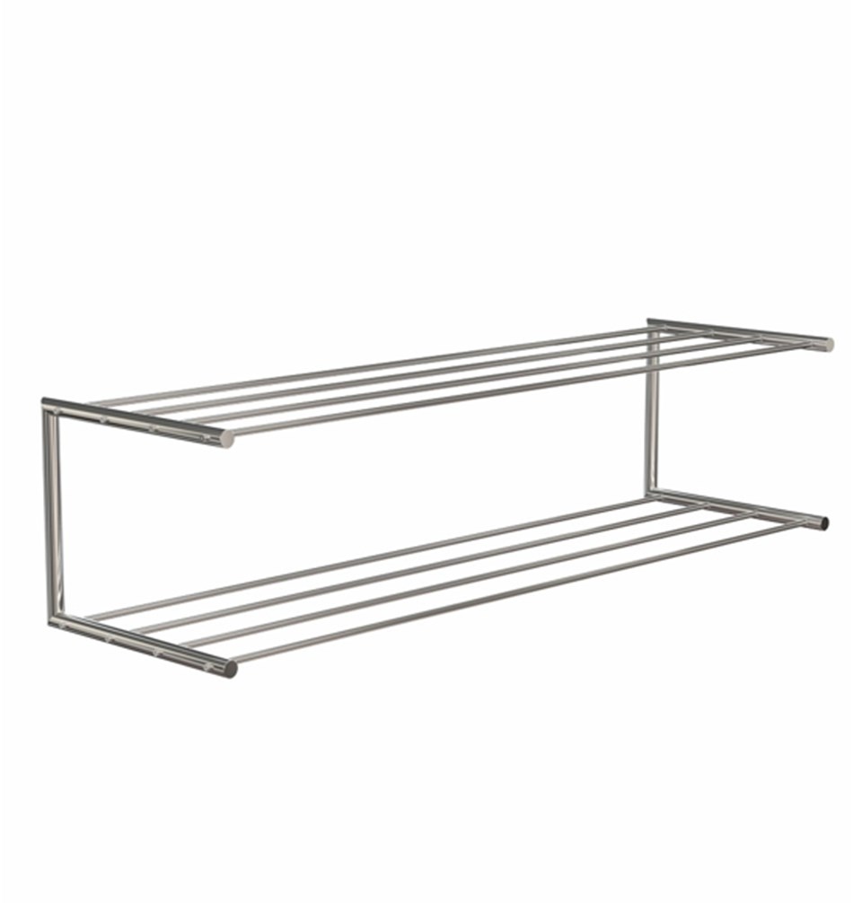 FROST Обувная полка 2, 100см » полированная. Нержавеющая сталь Полированный O1929-1 