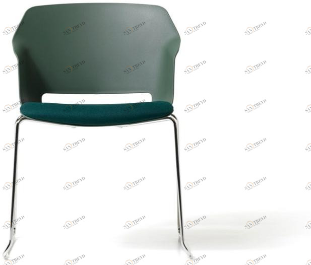 Diemme Полипропиленовый стул с салазками и подлокотниками Clop sun-id-1398540