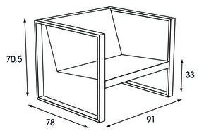FueraDentro Садовое кресло из батилина® Lounge sun-id-1493329 - Вид №26