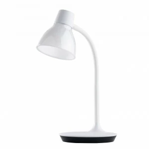 Настольная лампа белая с плафоном "Ракурс" 631036301 DE MARKT КЛАССИЧЕСКИЕ 00-3834936 Белый