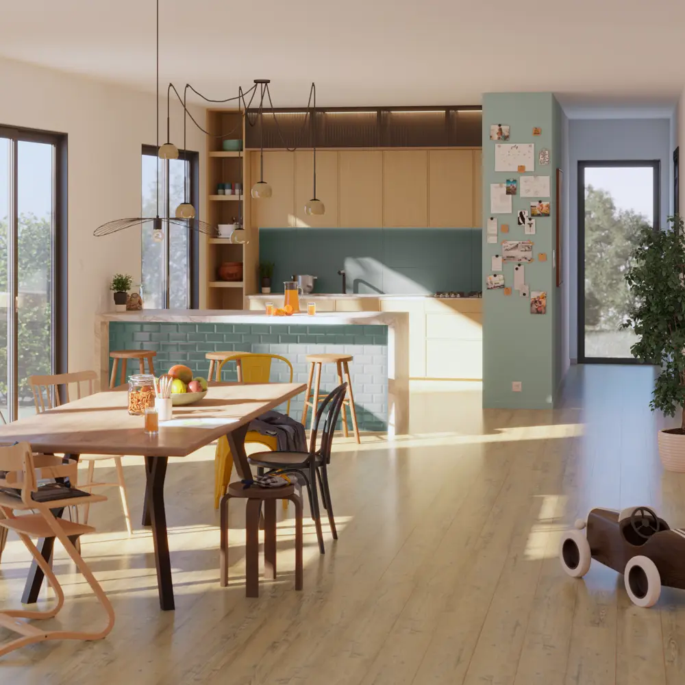 Artens Old - SPC плитка под дерево с теплым полом 84830103 STLM-0055759