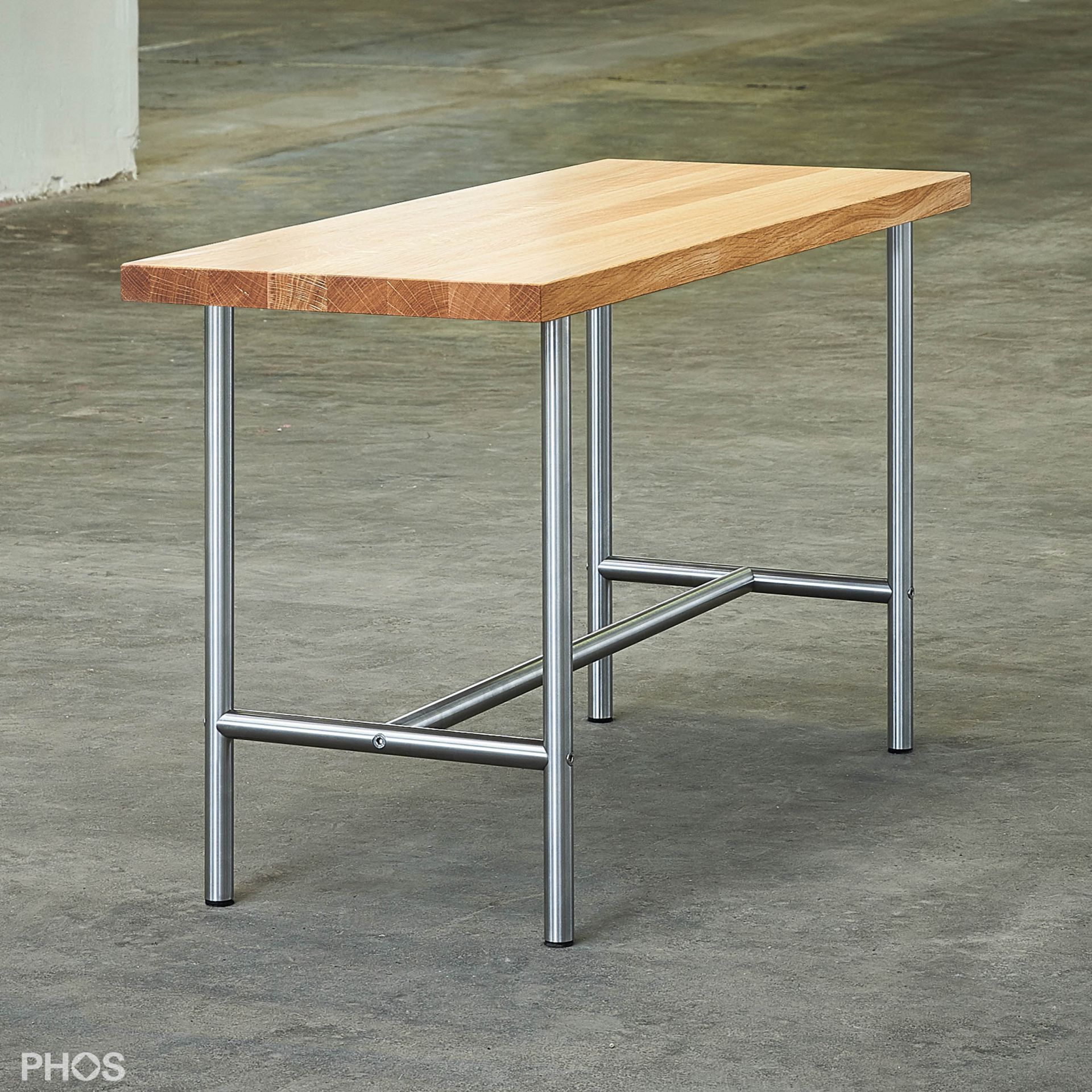 SiB1000-Eiche Скамья с сиденьем из массива дуба, ширина 115 см. PHOS  - Вид №2