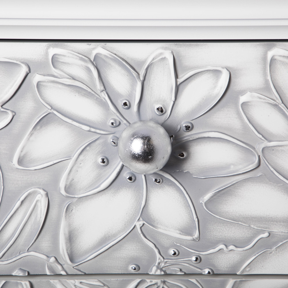 11618 Тумба для обуви Терра-4 (с 4-мя ящиками) Айс Античное серебро BOGACHO 4627196590458 - Вид №3