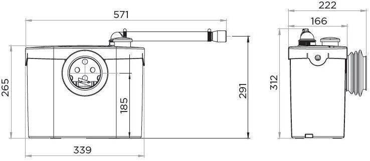 Sanitrit Измельчитель канализации  Stsup  - Вид №3
