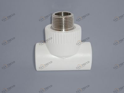 Тройник комбинированный (нар.рез.) 20-1/2 PP-R PROAQUA 27198