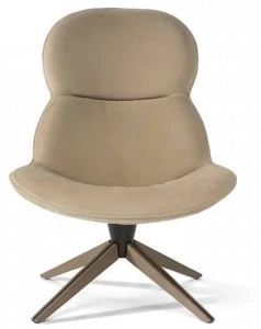 Natuzzi Кресло на козелке в коже