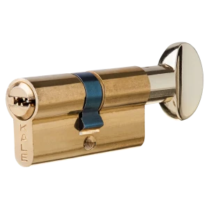 Цилиндр Kale 164SM-62-C-BP, 26х26 мм, ключ/вертушка, цвет золото 82394704 STLM-2155529