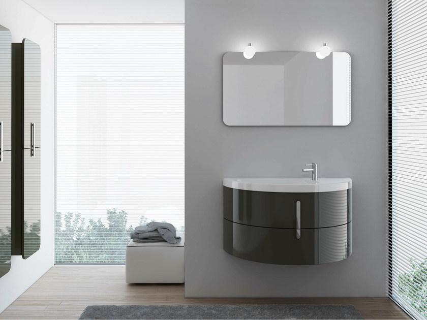 Ideagroup Тумба под умывальник, лакированная Moon sun-id-1372363 - Вид №2