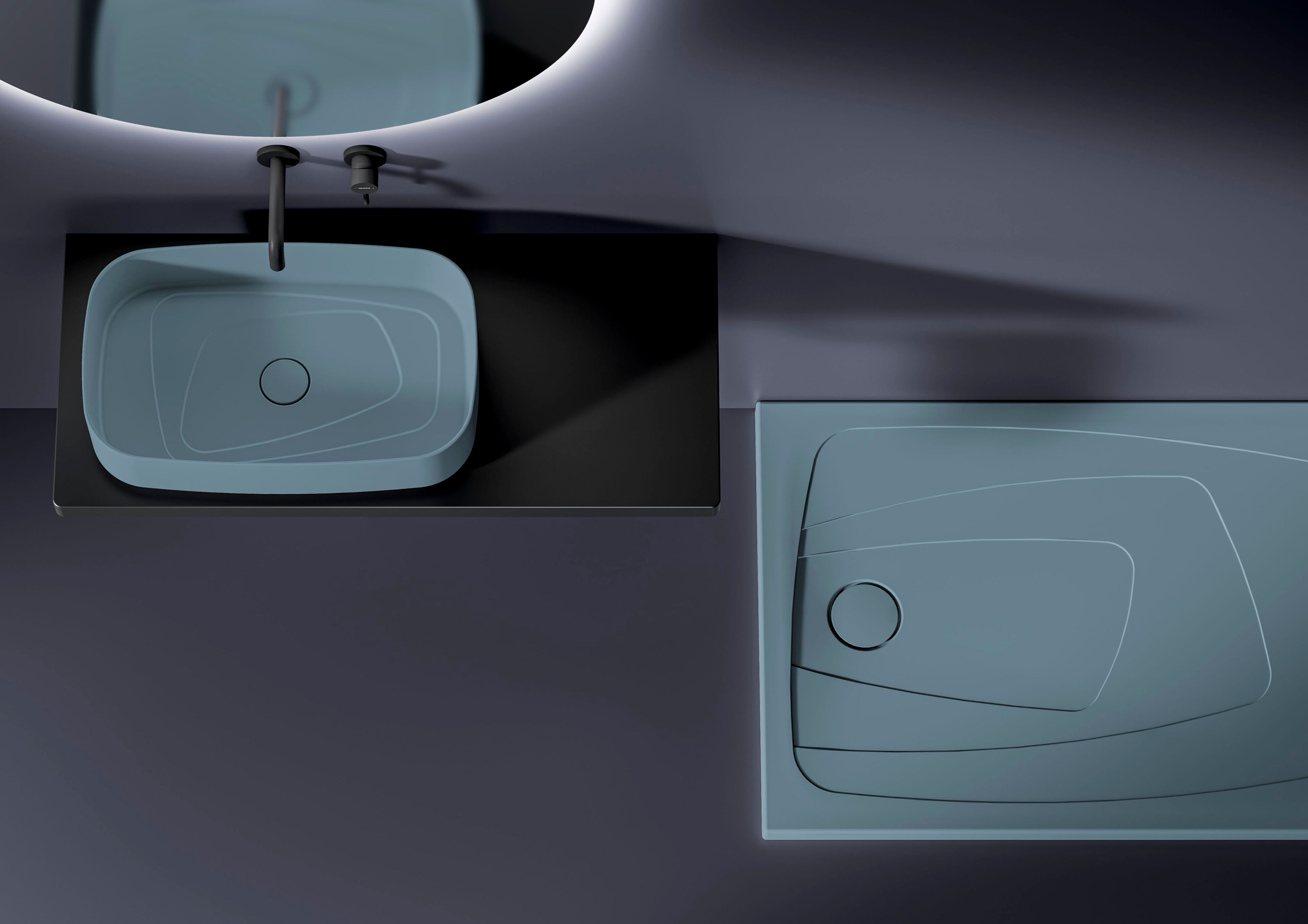 Керамический нескользящий прямоугольный поддон для душа Ceramica Dolomite за пределами ARCH-00148401 - Вид №4