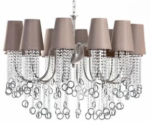 Aiardini Люстра прямого и отраженного света с кристаллами Nina