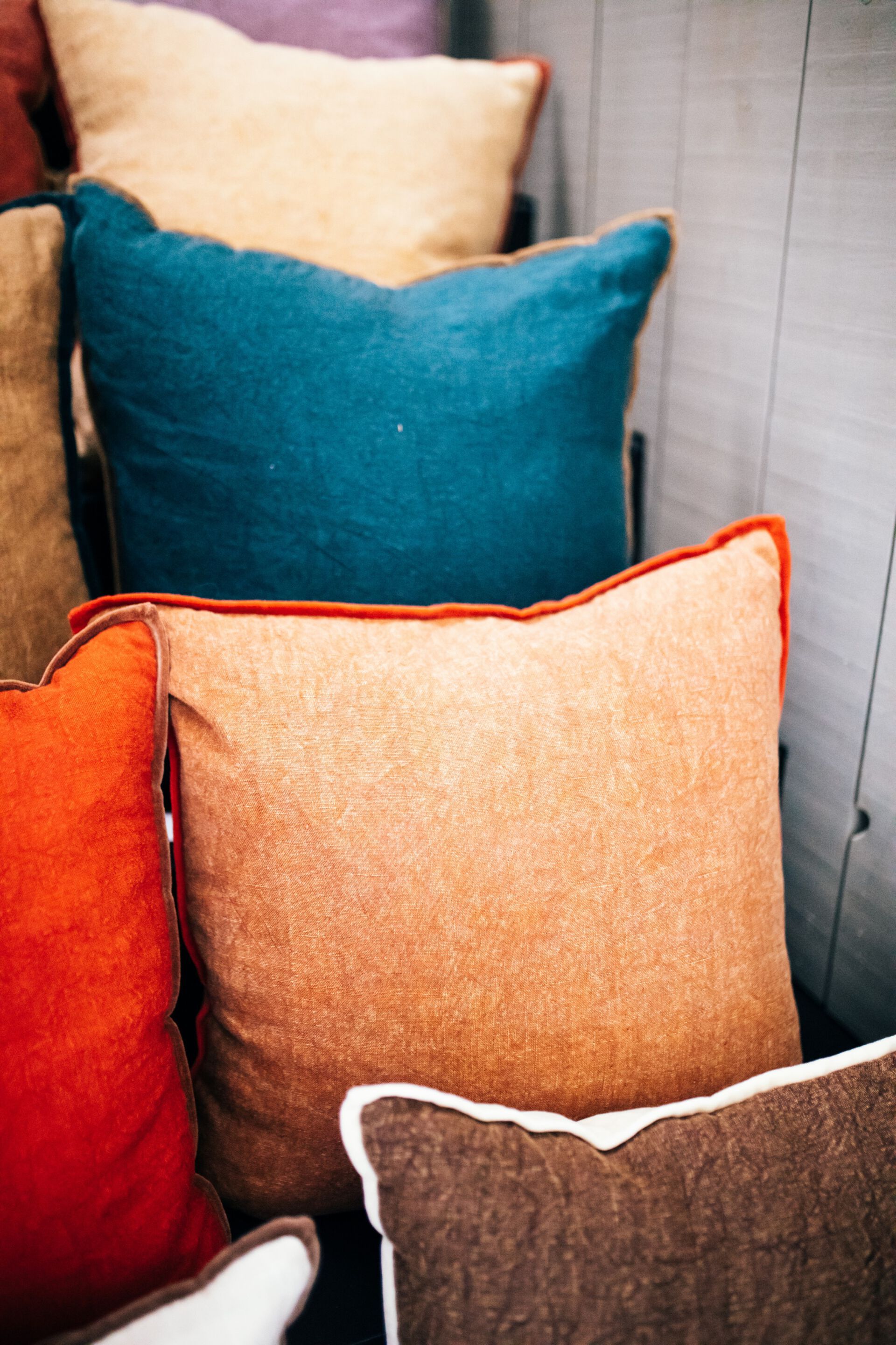 Подушка из льна и хлопка POMAX ALPHA OPPOSITES ARCH-00048053 - Вид №7