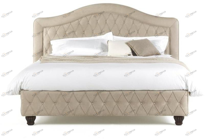 Gianfranco Ferré Home Кожаная кровать King size с мягким изголовьем sun-id-1380671