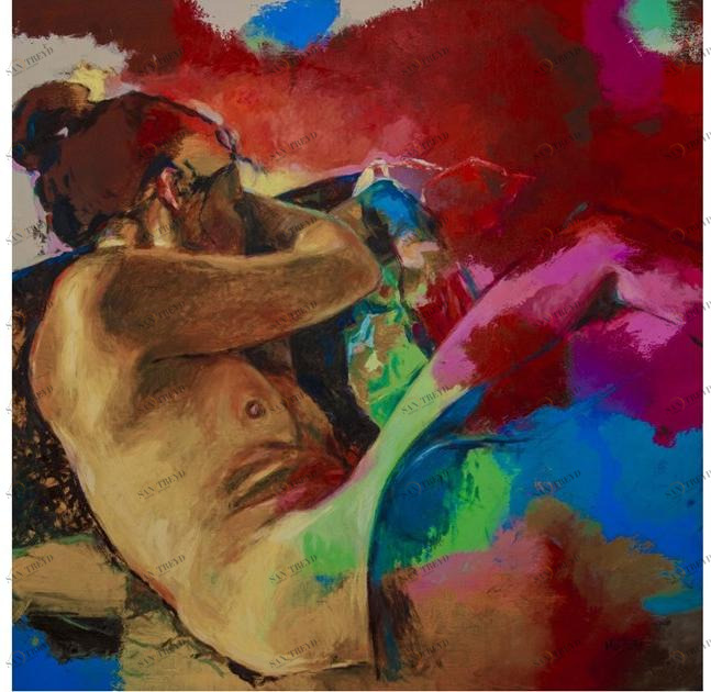 MOMENTI Авторский художественный принт Crazy home paintings Pe-005