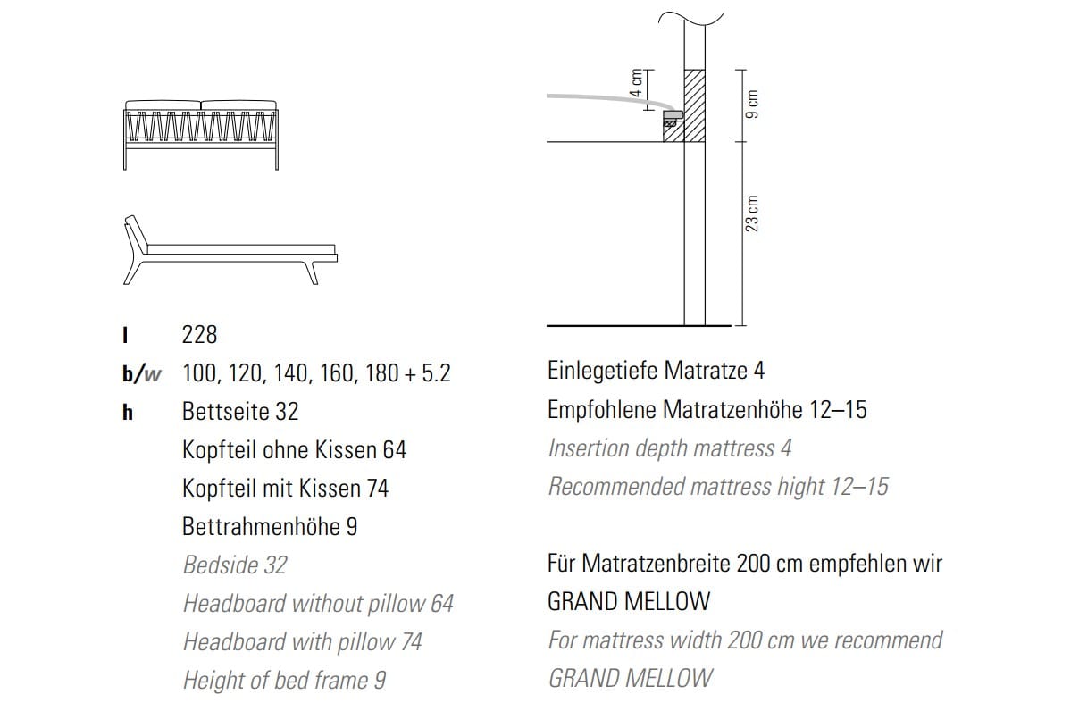 Деревянная двуспальная кровать ZEITRAUM Mellow ARCH-00151680 - Вид №7