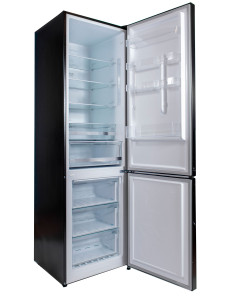 9141912 Холодильник с морозильником   HOLBERG HRB 2001NDX черный