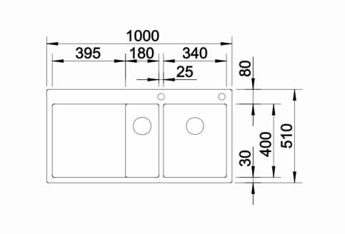 521646 Кухонная мойка Blanco Claron 6S-IF чаша слева  Blanco Claron - Вид №3