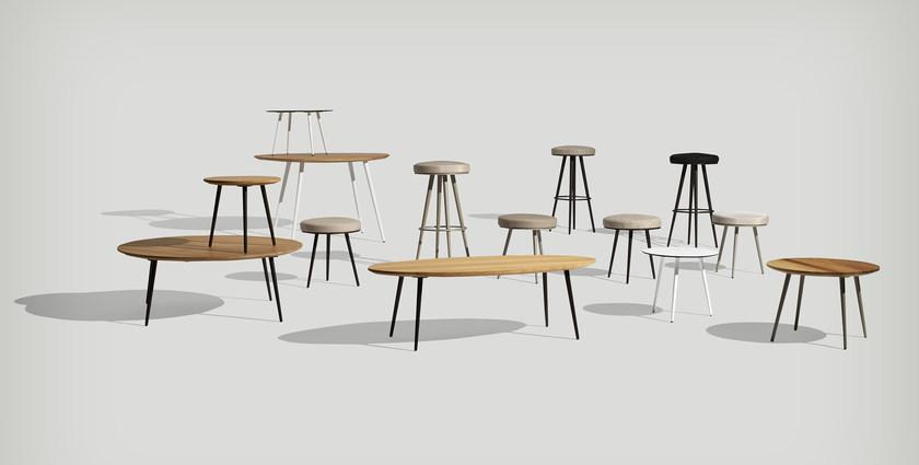 Bivaq Низкий круглый садовый столик Vint sun-id-1447635 - Вид №1