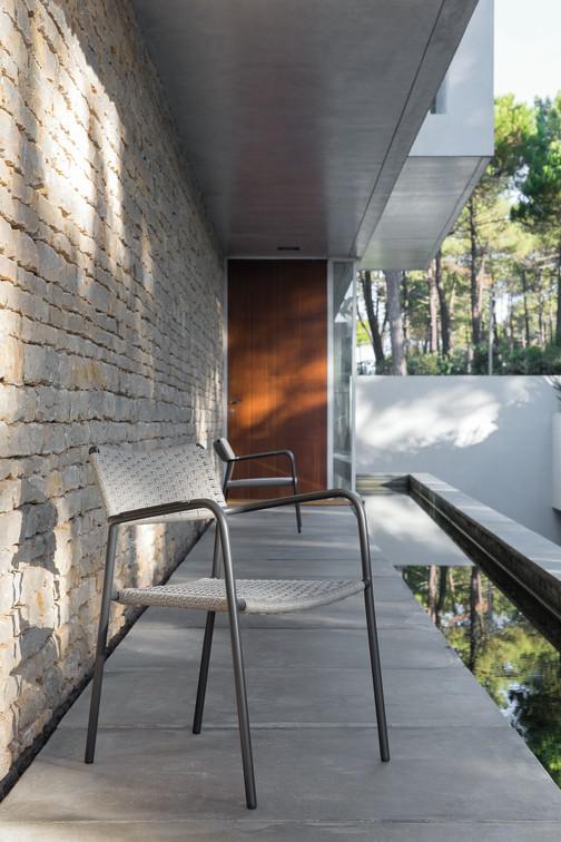 Стул лава веревка 11мм бронза Manutti Echo MNST585 - Вид №28