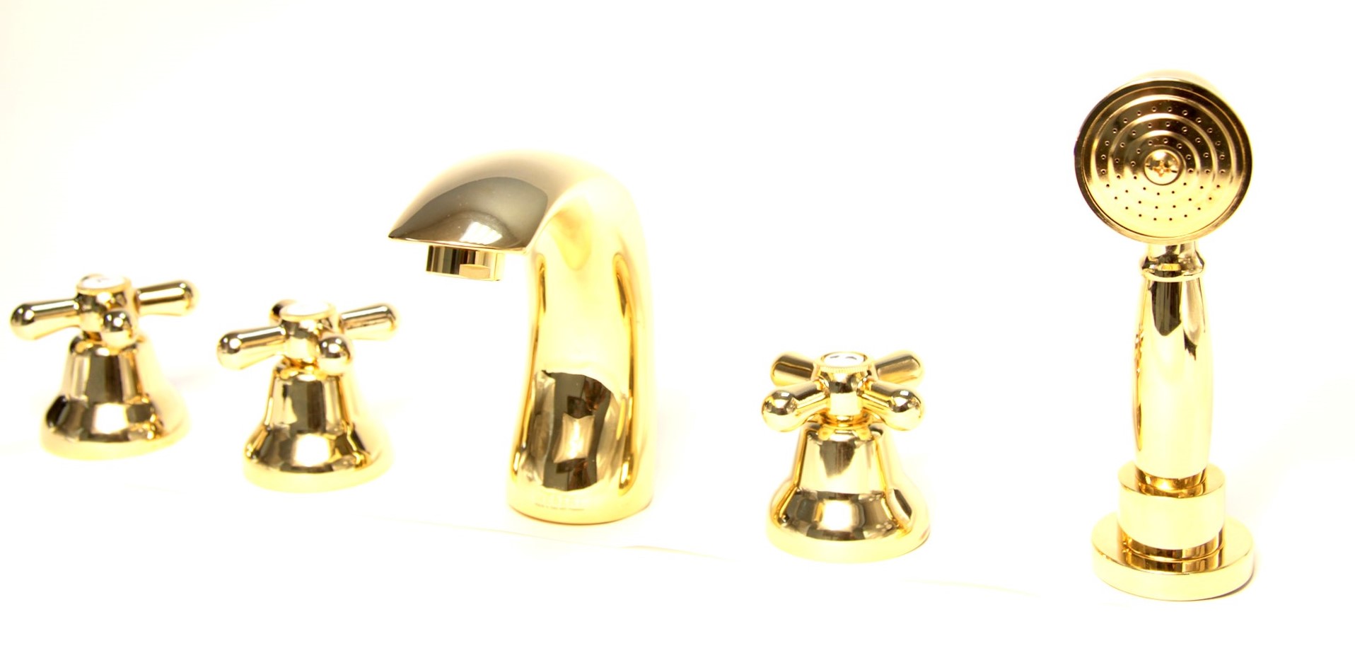 AM730401010 Смеситель на борт ванны , золото Webert Armony - Вид №1