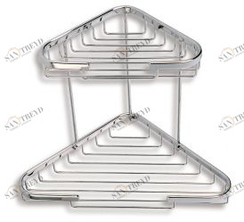 Двойная полка-решетка Novaservis Metalia Wire programme 6072.0 хром 60720