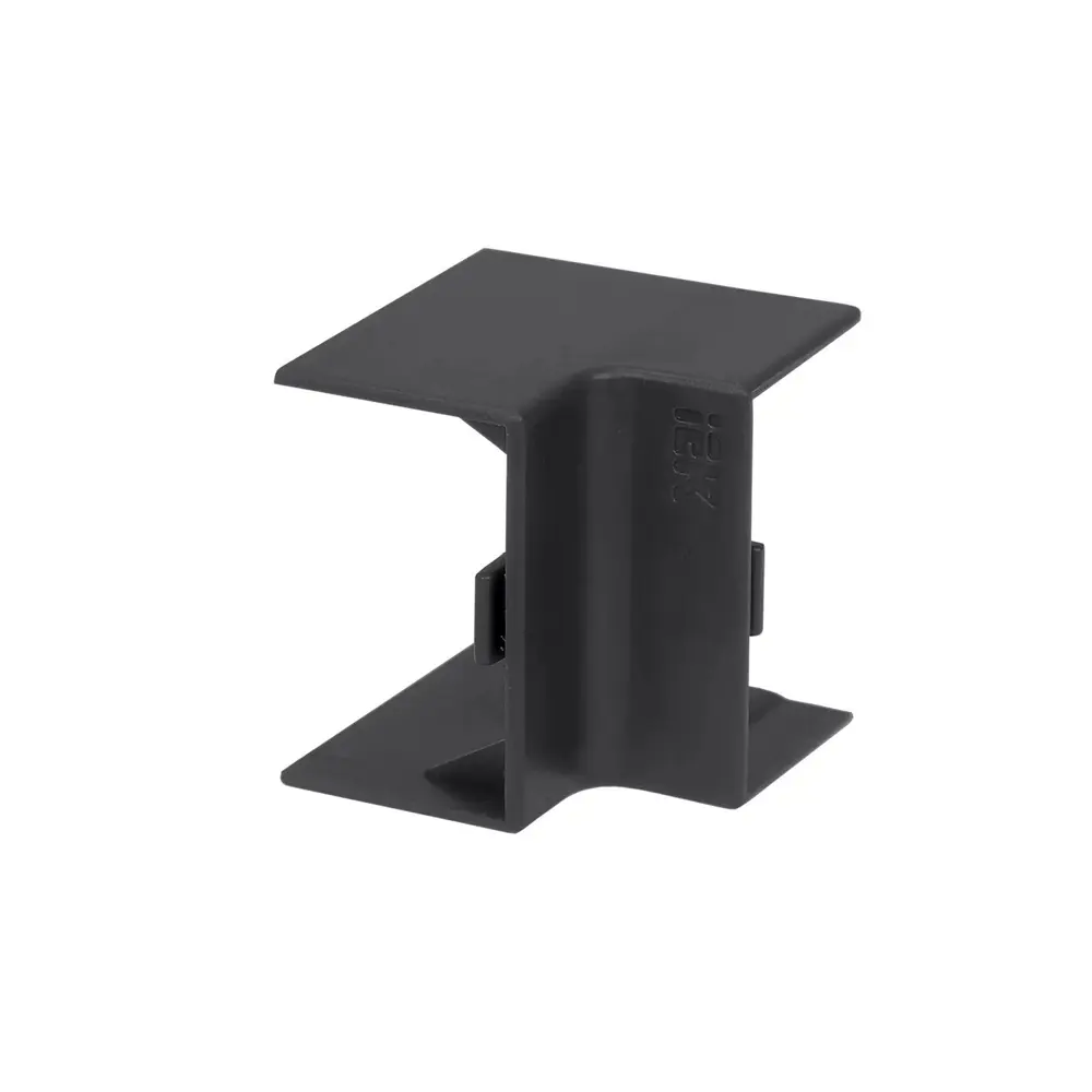 Угол внутренний КМВ для кабель-канала IEK 16x16 мм цвет черный 4 шт STLM-2064971