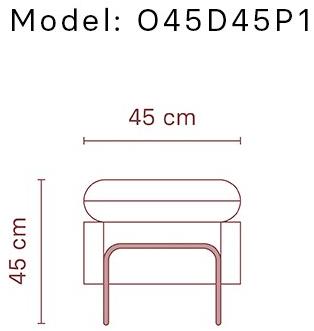 Momocca Модульная скамья со спинкой, обитая тканью Olga sun-id-1453689 - Вид №7