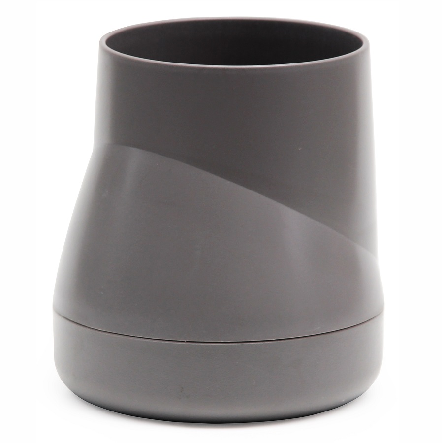 QLX20002-GY Горшок цветочный hill pot, большой, серый Qualy  - Вид №5